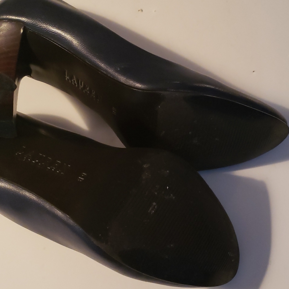 Ralph Lauren 3" heel navy blue - Picture 6 of 7